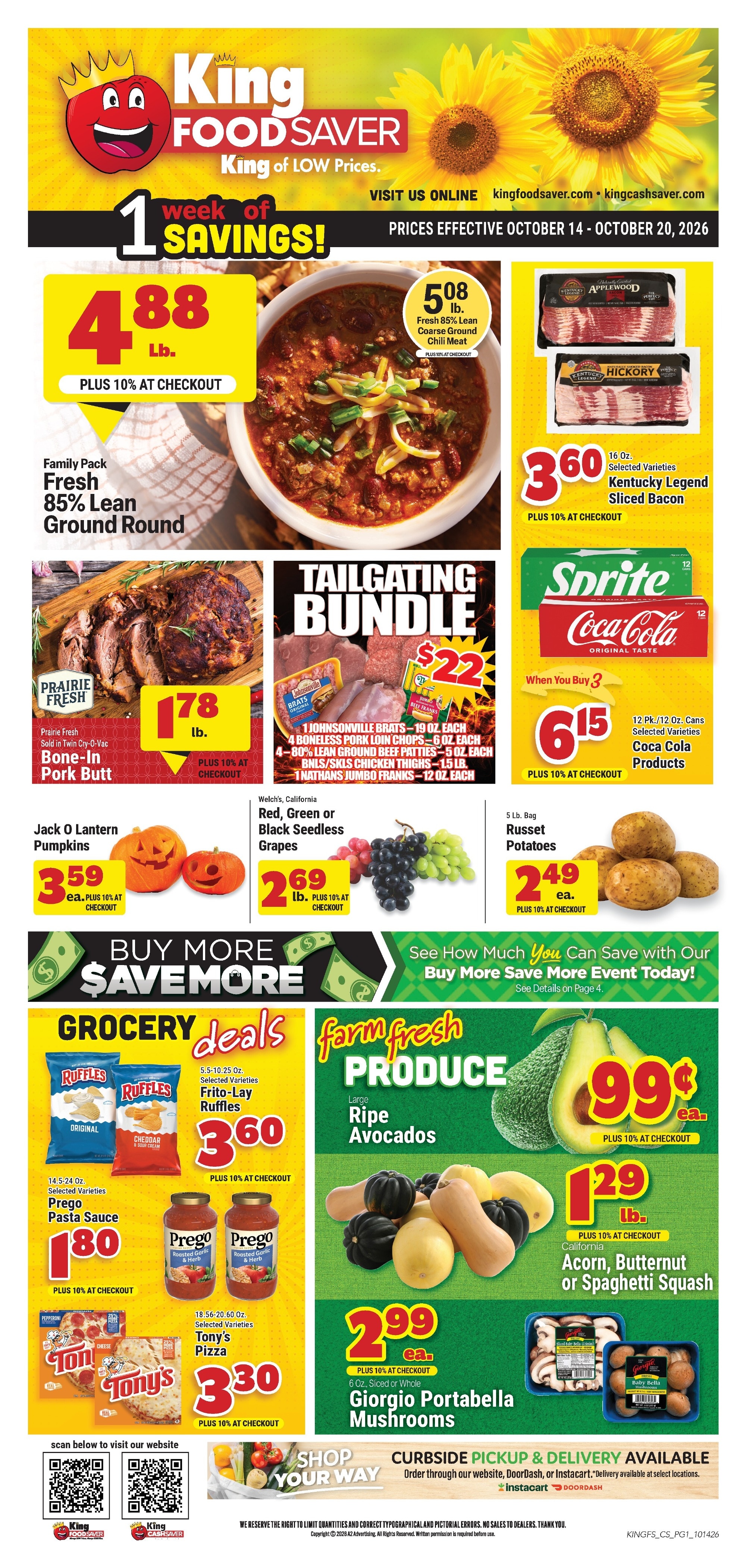 King Food Saver (Coffeyville, KS) Weekly Ad October 14 - 20, 2026