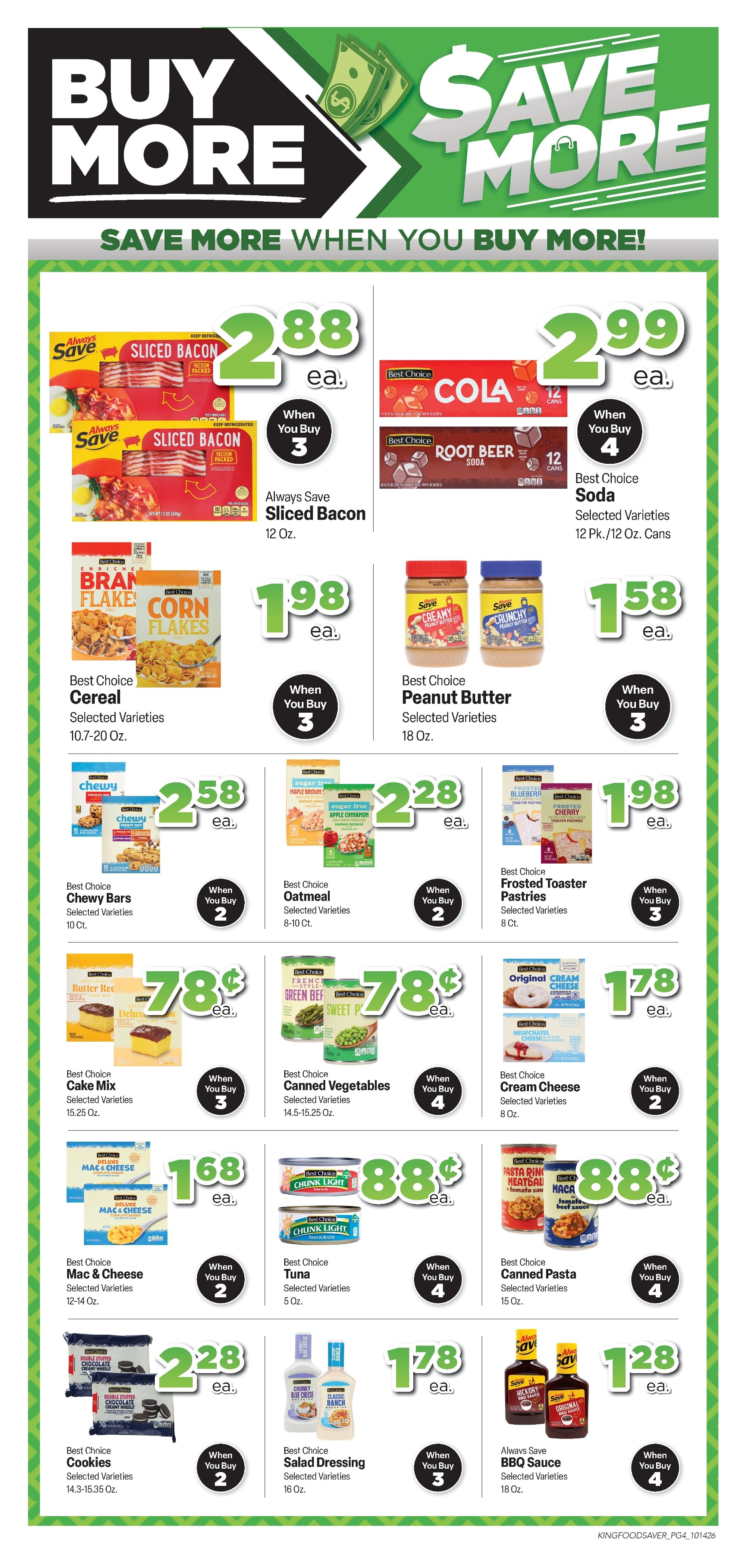 King Cash Saver (Ozark, MO) Weekly Ad October 14 - 20, 2026