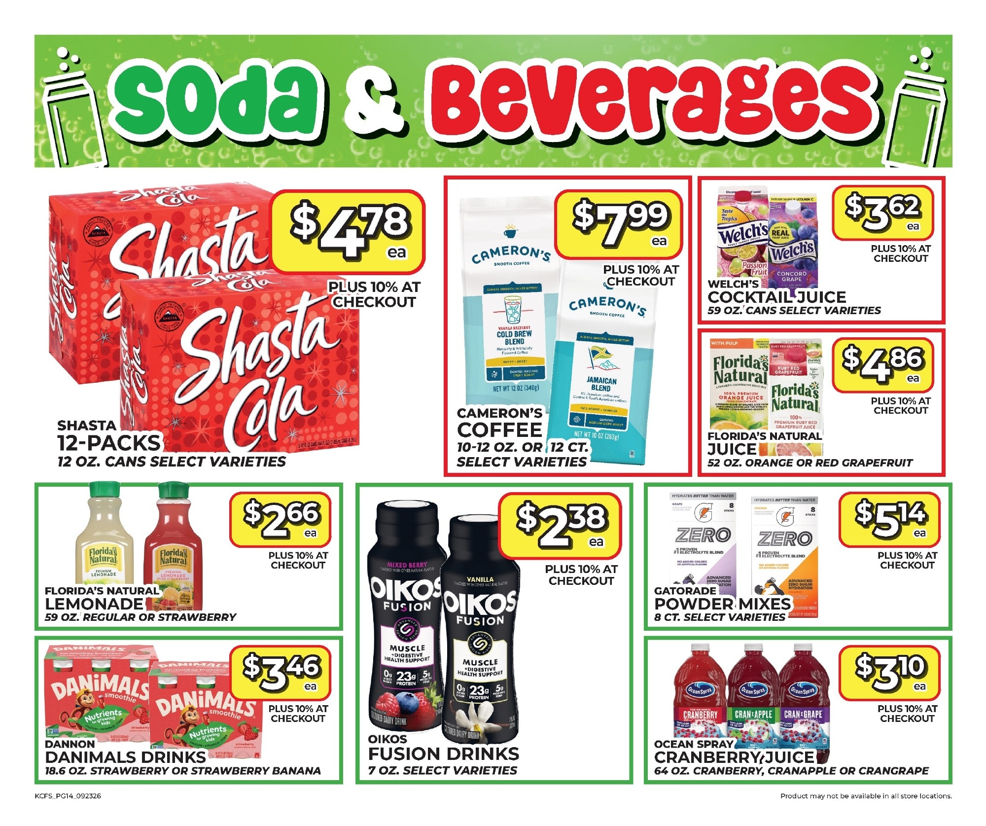 King Cash Saver Monthly Digital Deals Weekly Ad October 7 - 20, 2026