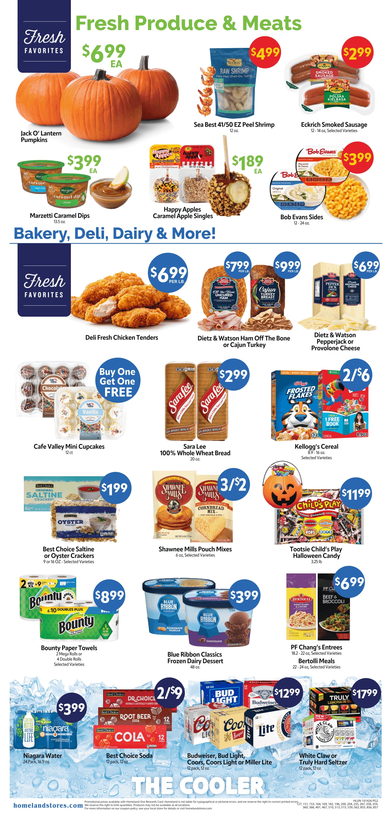 Homeland Stores (Ardmore and other locations, OK) Weekly Ad October 14 - 20, 2026