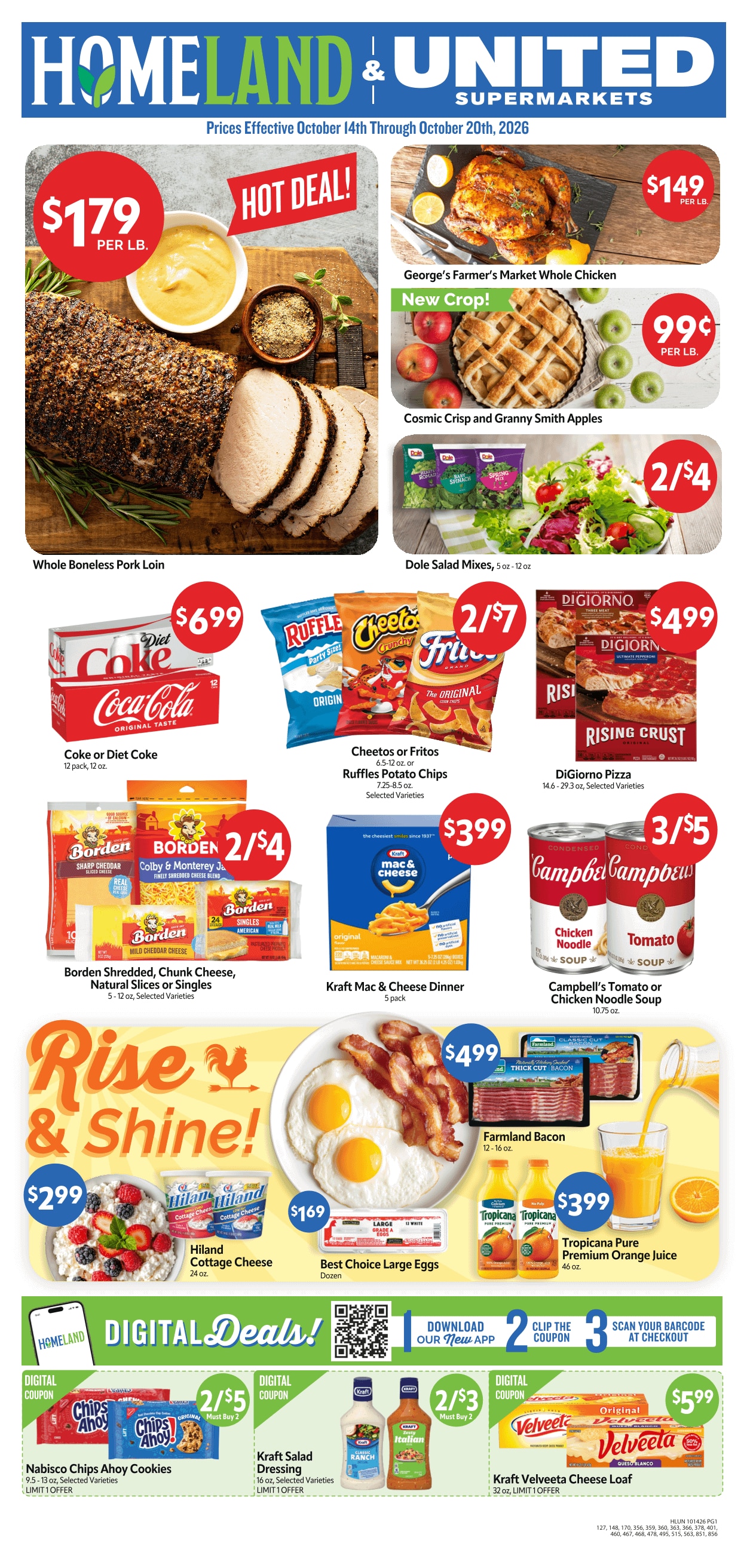 Homeland Stores (Perry and Ponca City, OK) Weekly Ad October 14 - 20, 2026