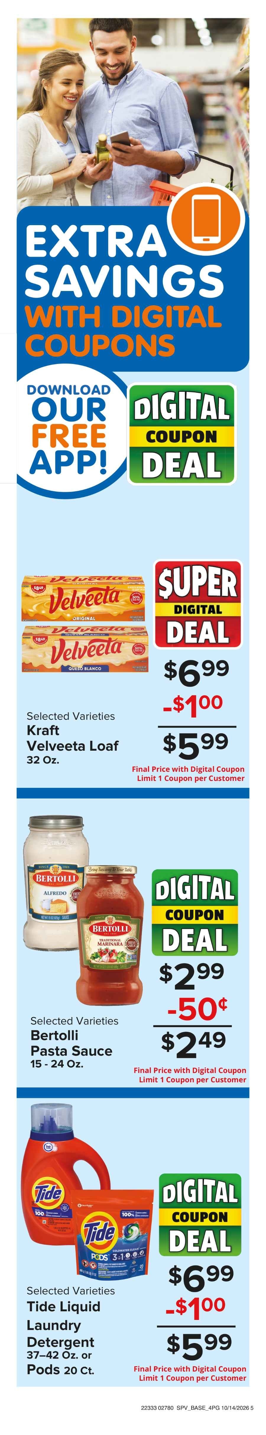 Muncy's Supermarket Stock Up for Sweater Weather Weekly Ad October 14 - 20, 2026