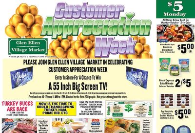 Glen Ellen Village Market Weekly Ad October 14 - 20, 2026