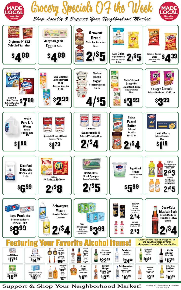 Glen Ellen Village Market Weekly Ad October 14 - 20, 2026