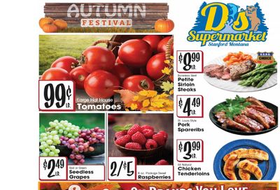 D's Supermarket (Stanford, MT) Weekly Ad October 14 - 20, 2026