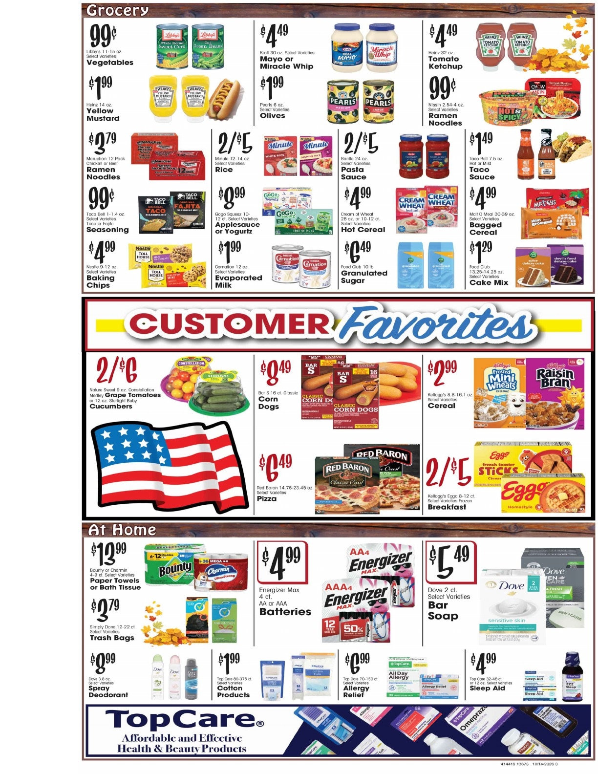 D's Supermarket (Stanford, MT) Weekly Ad October 14 - 20, 2026