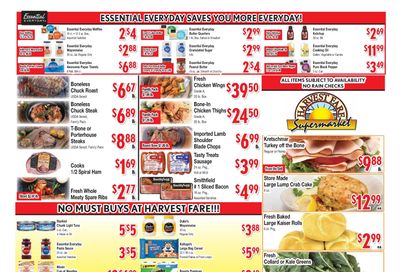 Harvest Fare Weekly Ad October 14 - 20, 2026