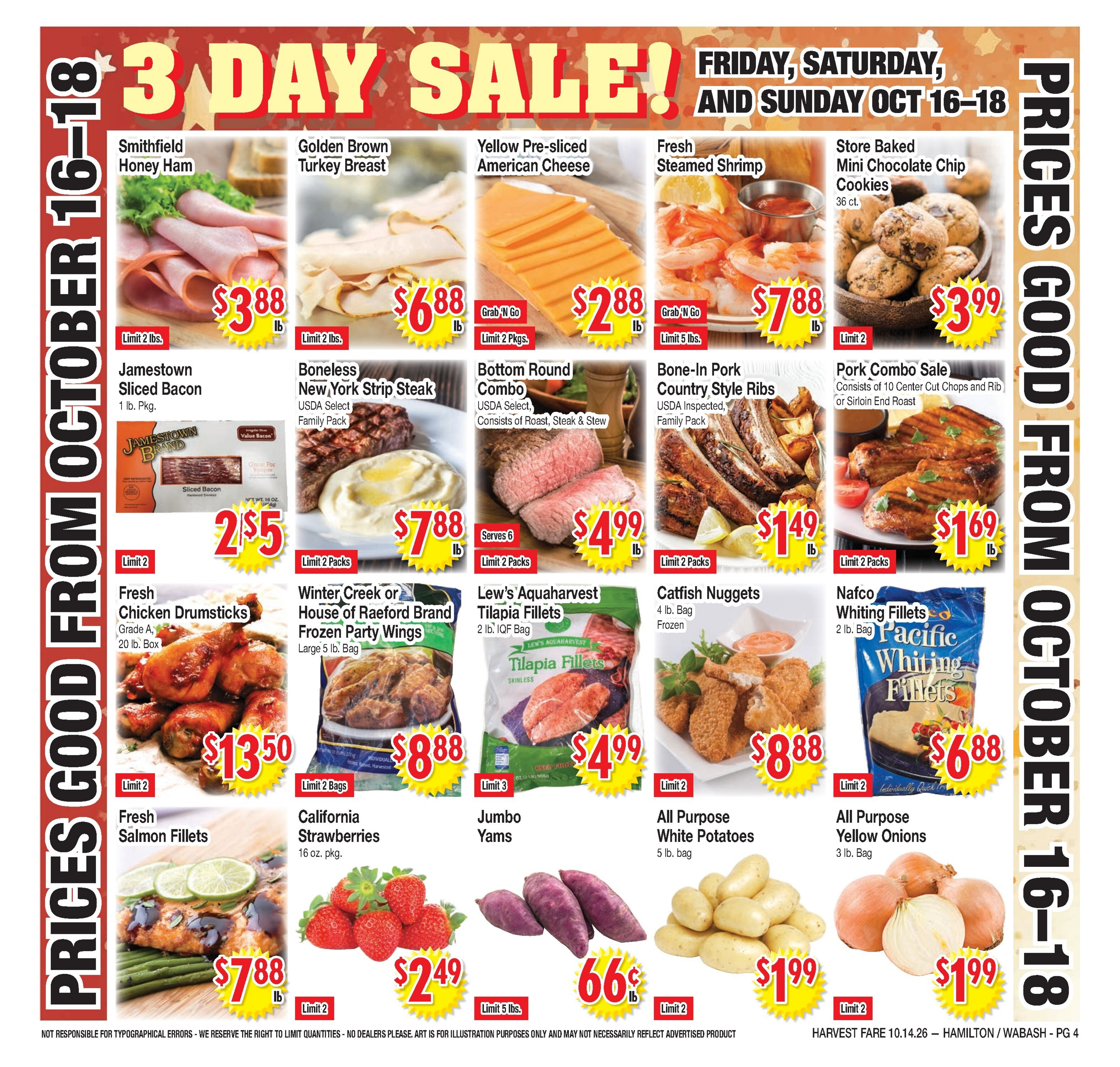 Harvest Fare Weekly Ad October 14 - 20, 2026