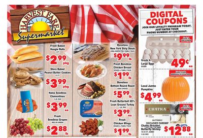 Harvest Fare Weekly Ad October 14 - 27, 2026
