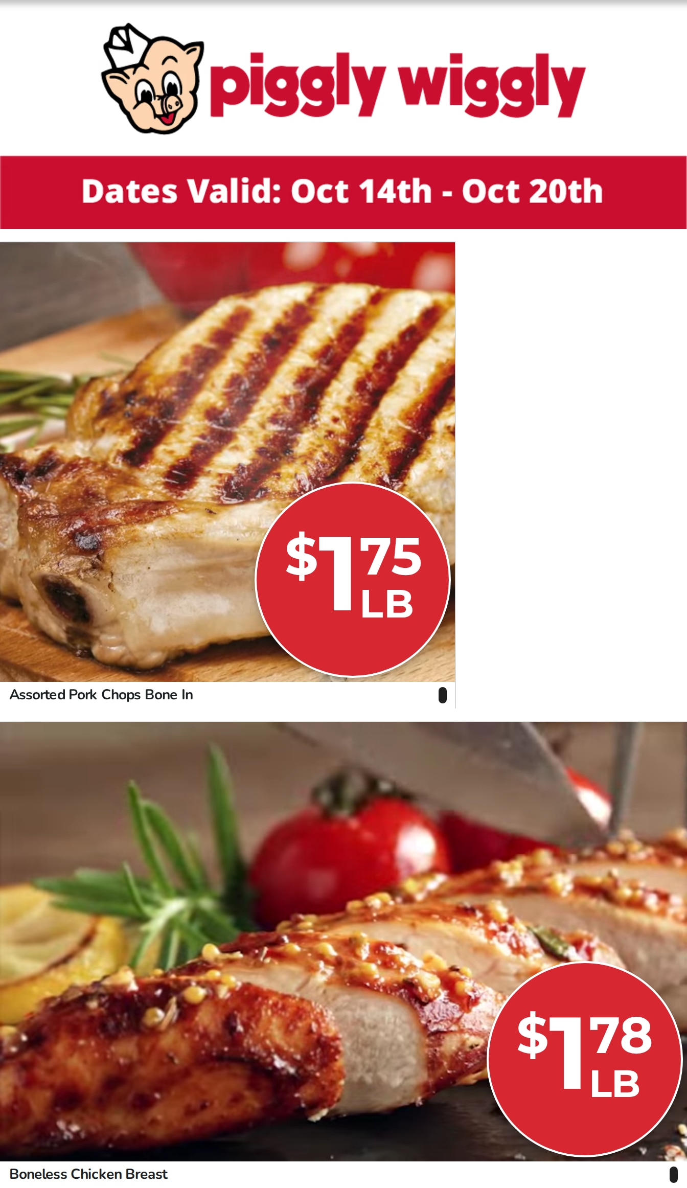 Camden Piggly Wiggly Weekly Ad October 14 - 20, 2026