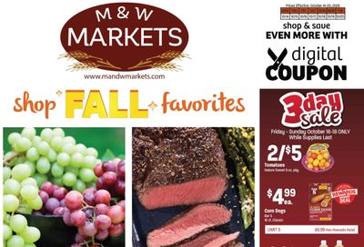M&W Markets (Boise, ID) Weekly Ad October 14 - 20, 2026