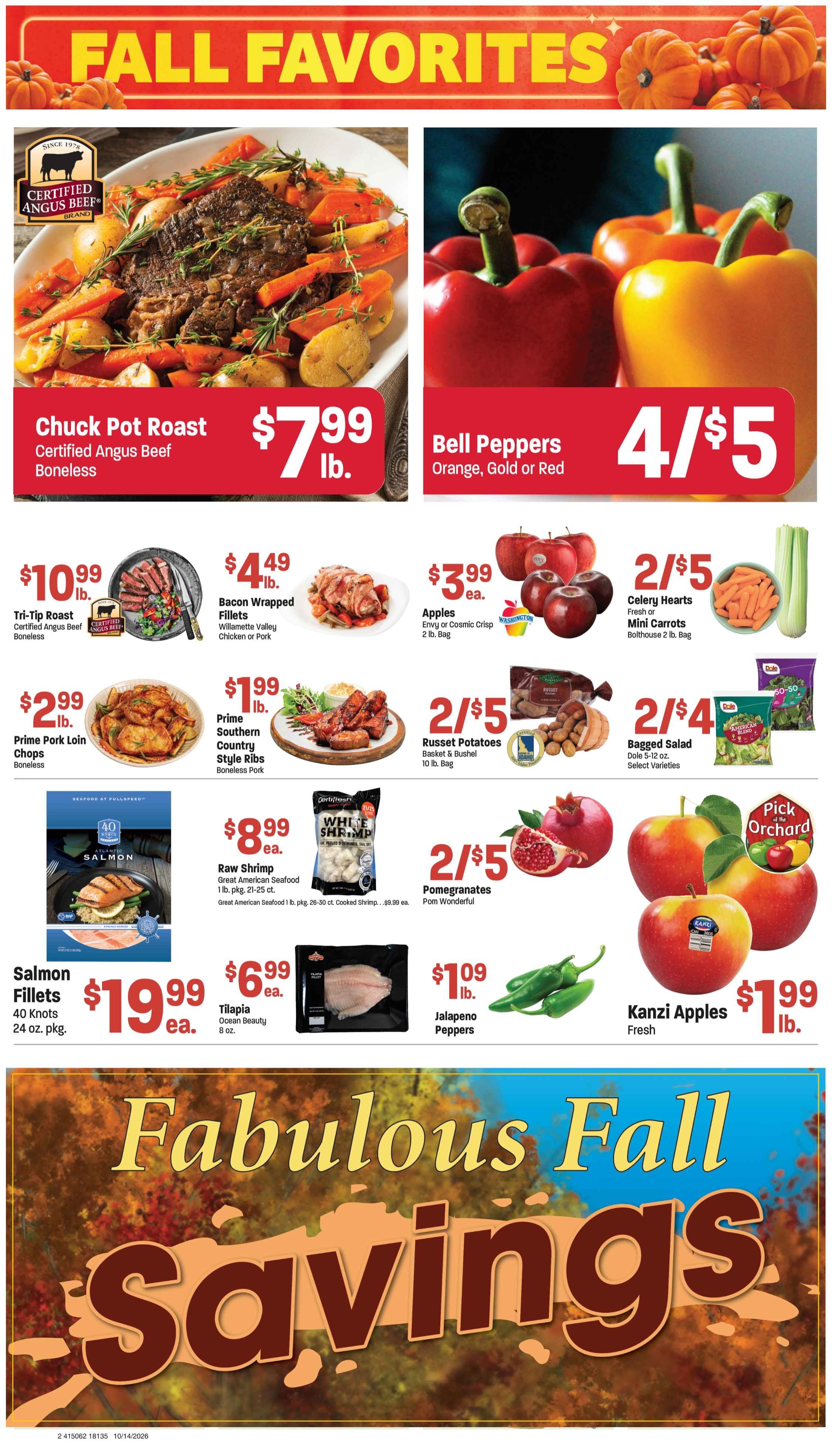 M&W Markets (Cascade, ID) Weekly Ad October 14 - 20, 2026