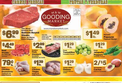 M&W Markets (Gooding, ID) Weekly Ad October 14 - 20, 2026
