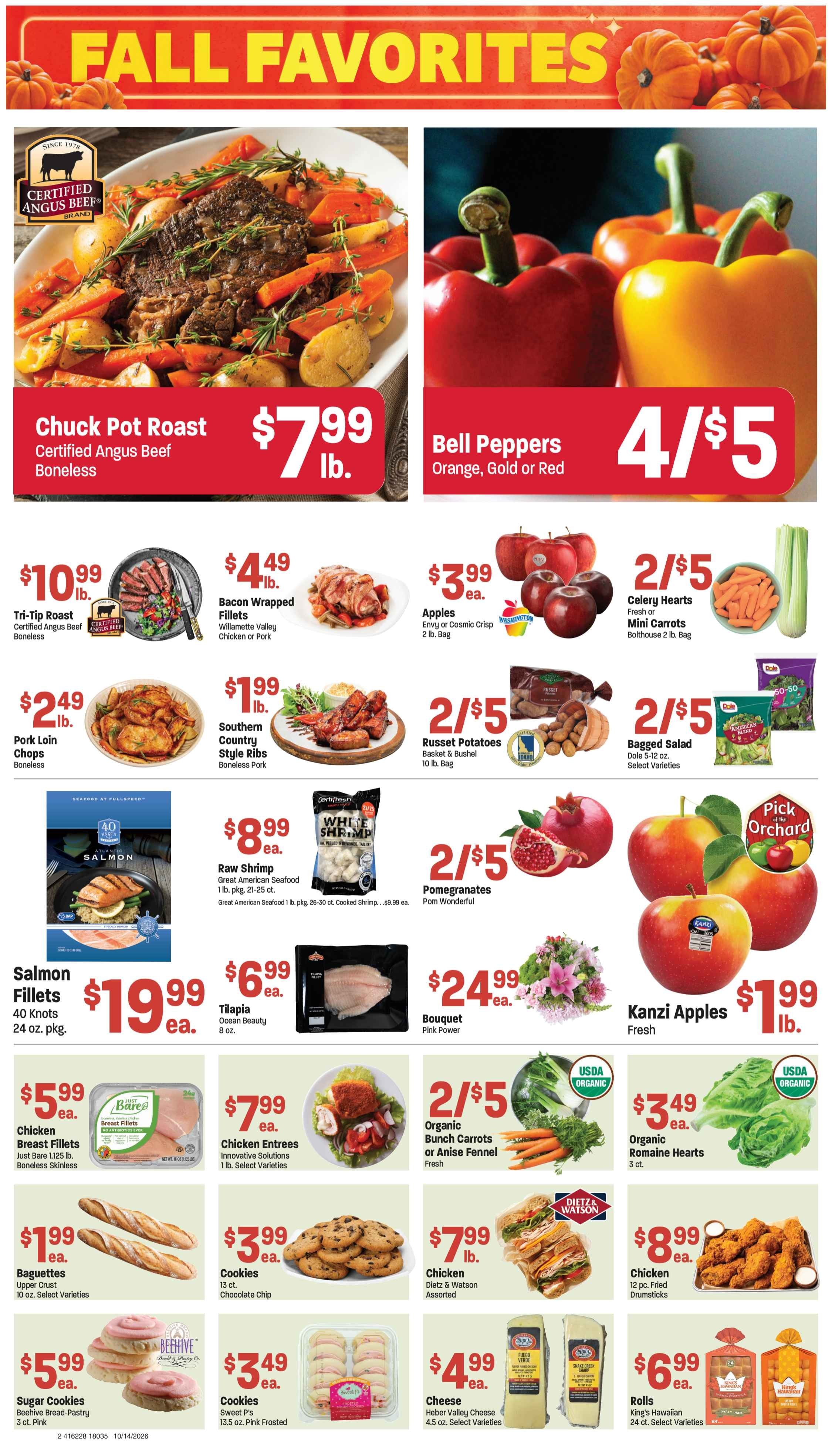M&W Markets (Vale, OR) Weekly Ad October 13 - 20, 2026