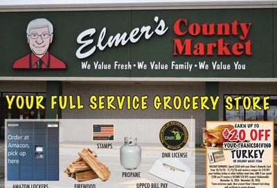 Elmer's County Market Newspaper Weekly Ad October 14 - 20, 2026