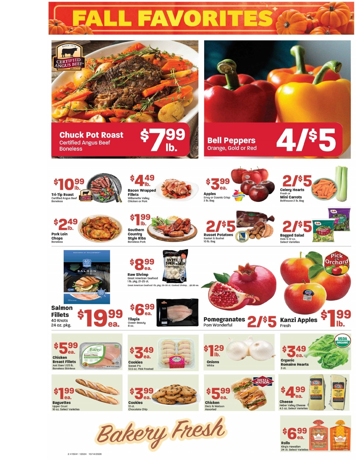 Honey's Marketplace (Kanab, UT) Weekly Ad October 14 - 20, 2026