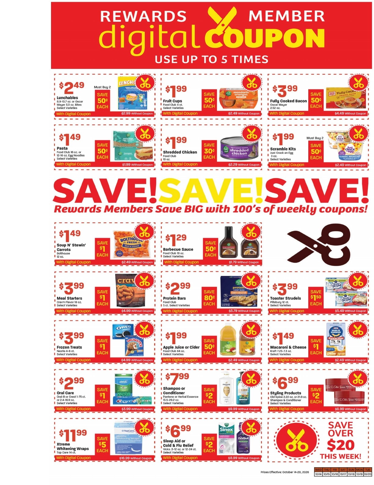 Honey's Marketplace (Kanab, UT) Weekly Ad October 14 - 20, 2026