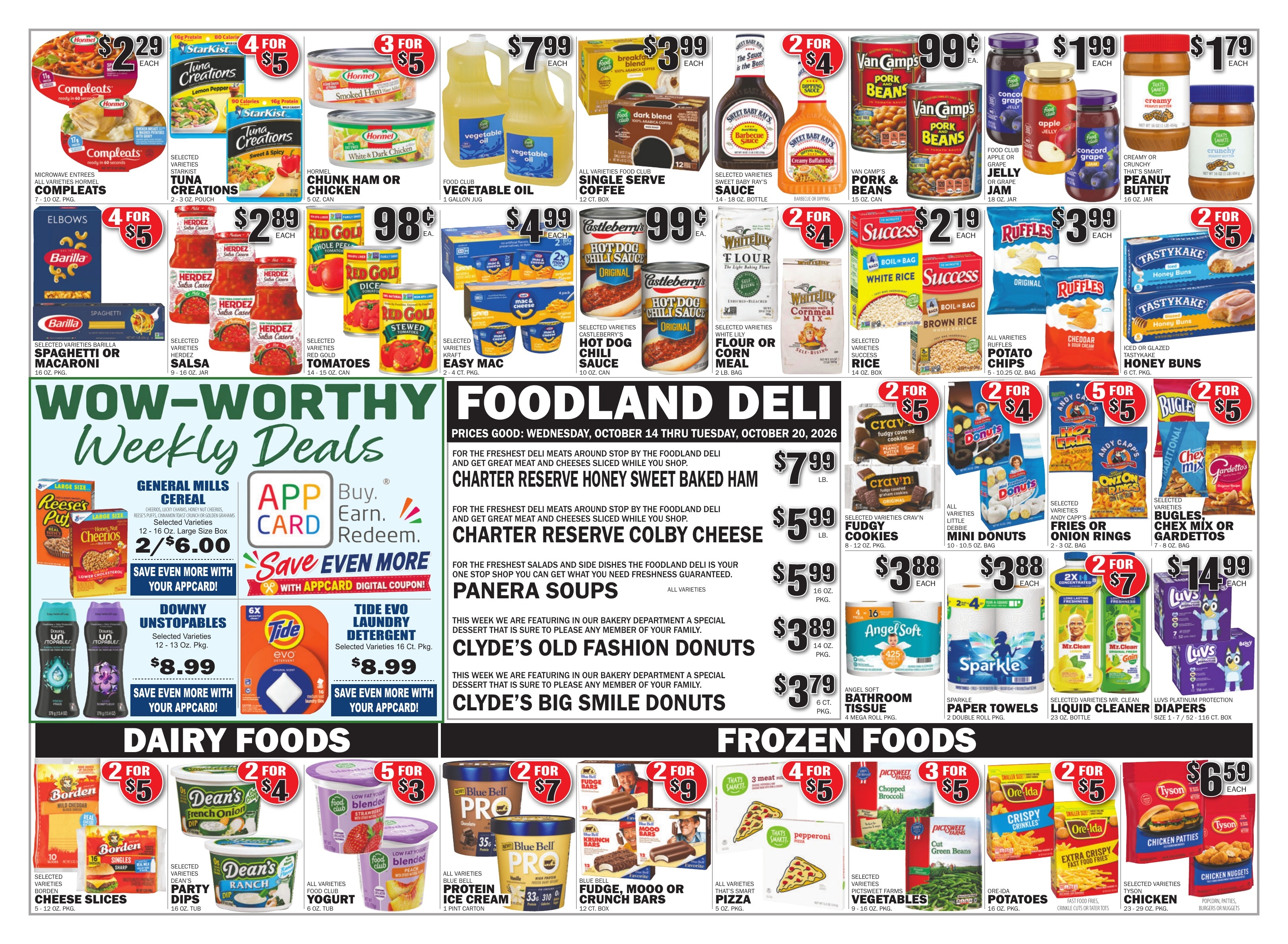 Gateway Foodland (Moulton, AL) Weekly Ad October 14 - 20, 2026