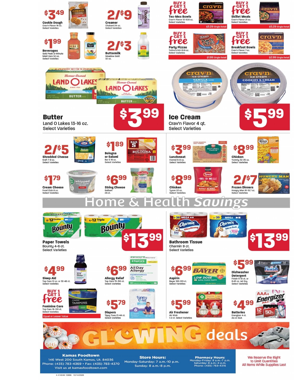 Kamas Foodtown (Kamas, UT) Weekly Ad October 14 - 20, 2026