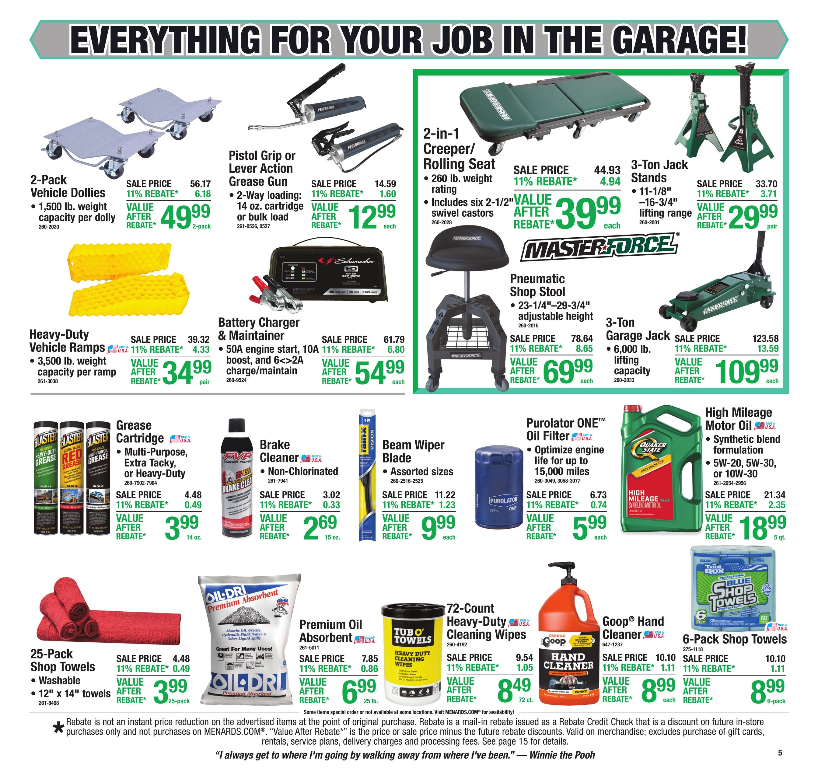 Menards (Bedford Park Area, IL) 11% Rebate Sale Weekly Ad October 14 - 25, 2026