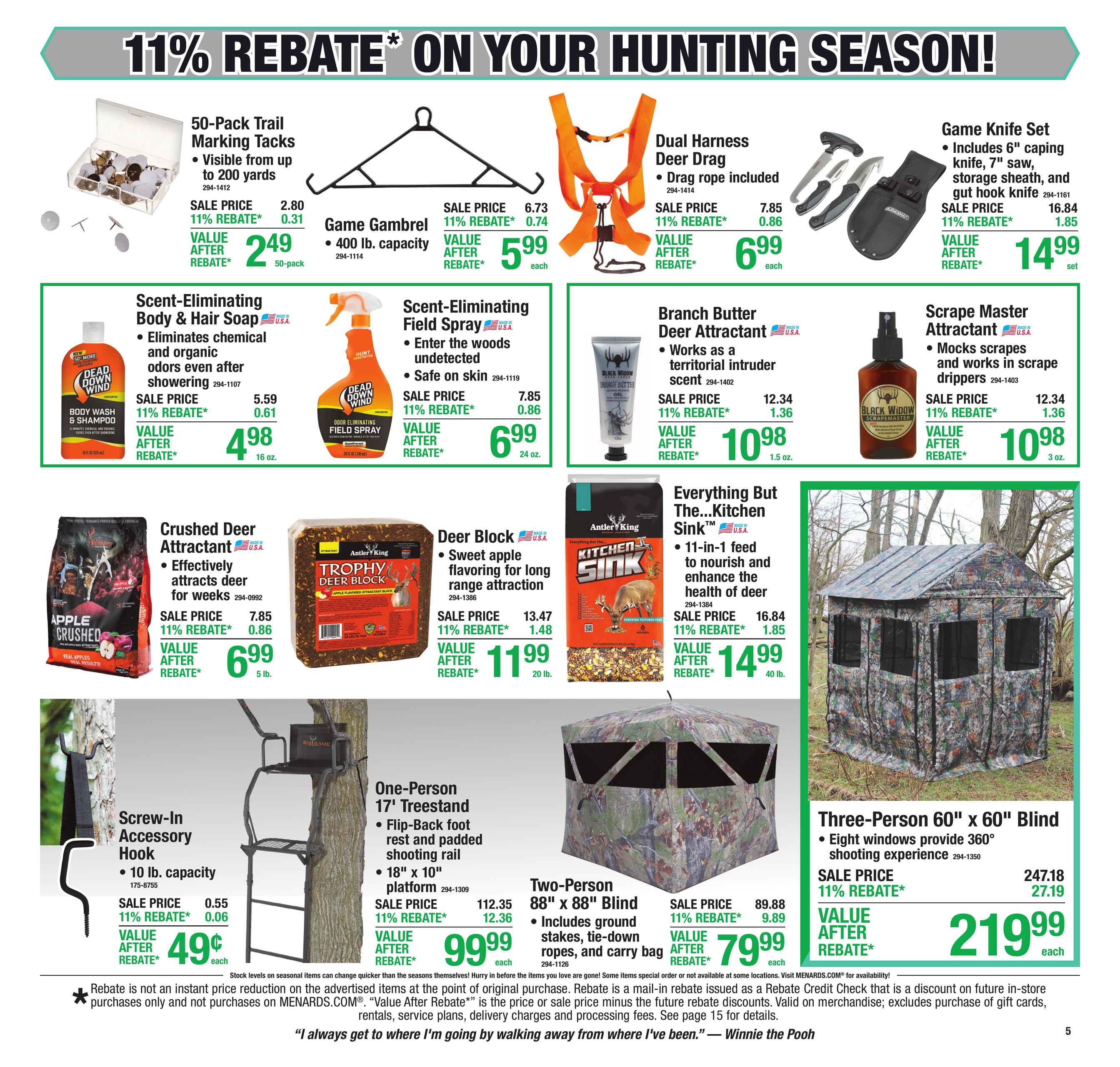 Menards (Fort Collins Area, CO) 11% Rebate Sale Weekly Ad October 14 - 25, 2026