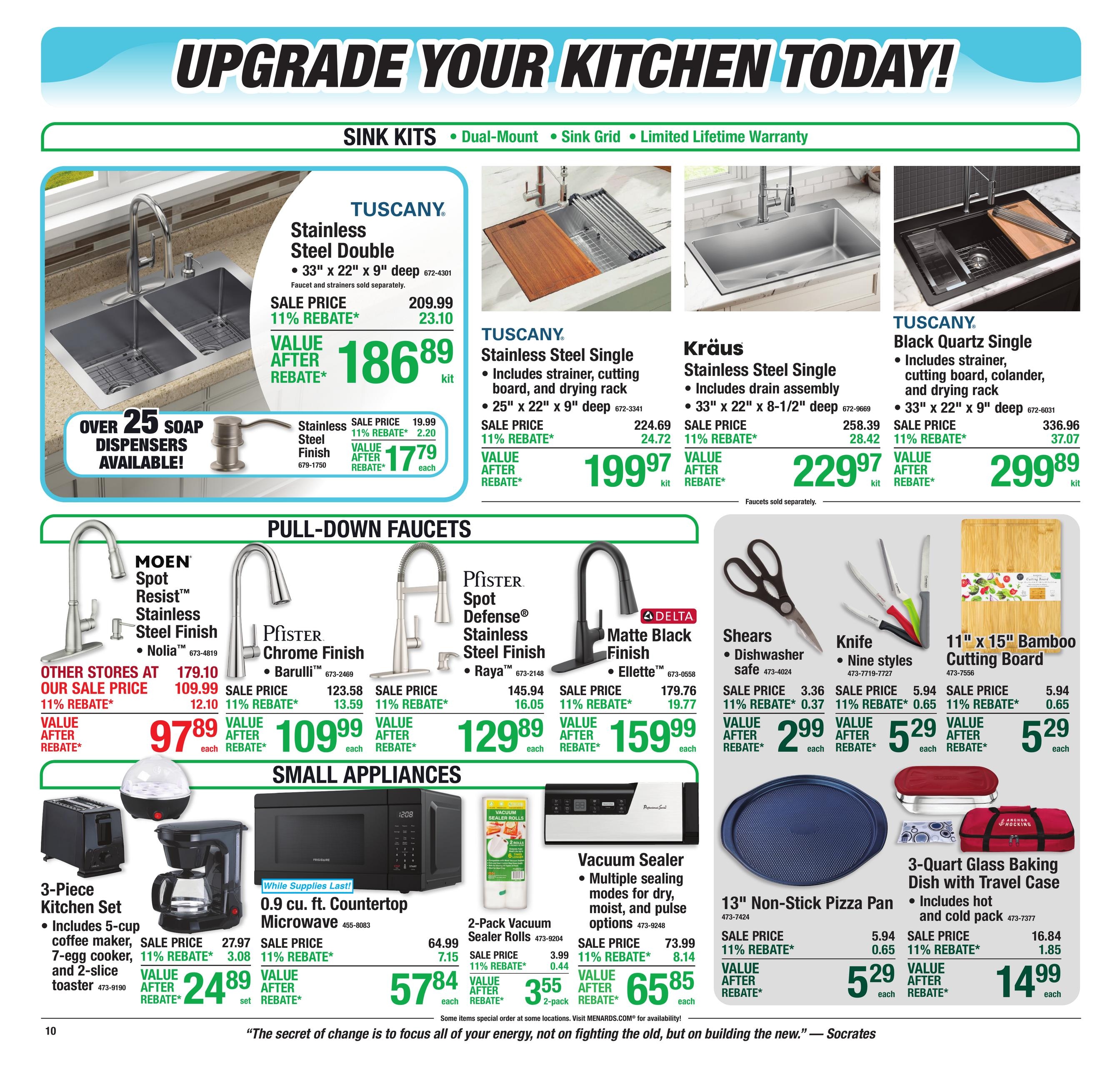Menards (Ashton Area, IA) 11% Rebate Sale Weekly Ad October 14 - 25, 2026