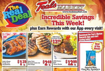 Teal's Market (Albany, Cold Spring and Spicer, MN) Weekly Ad October 14 - 20, 2026
