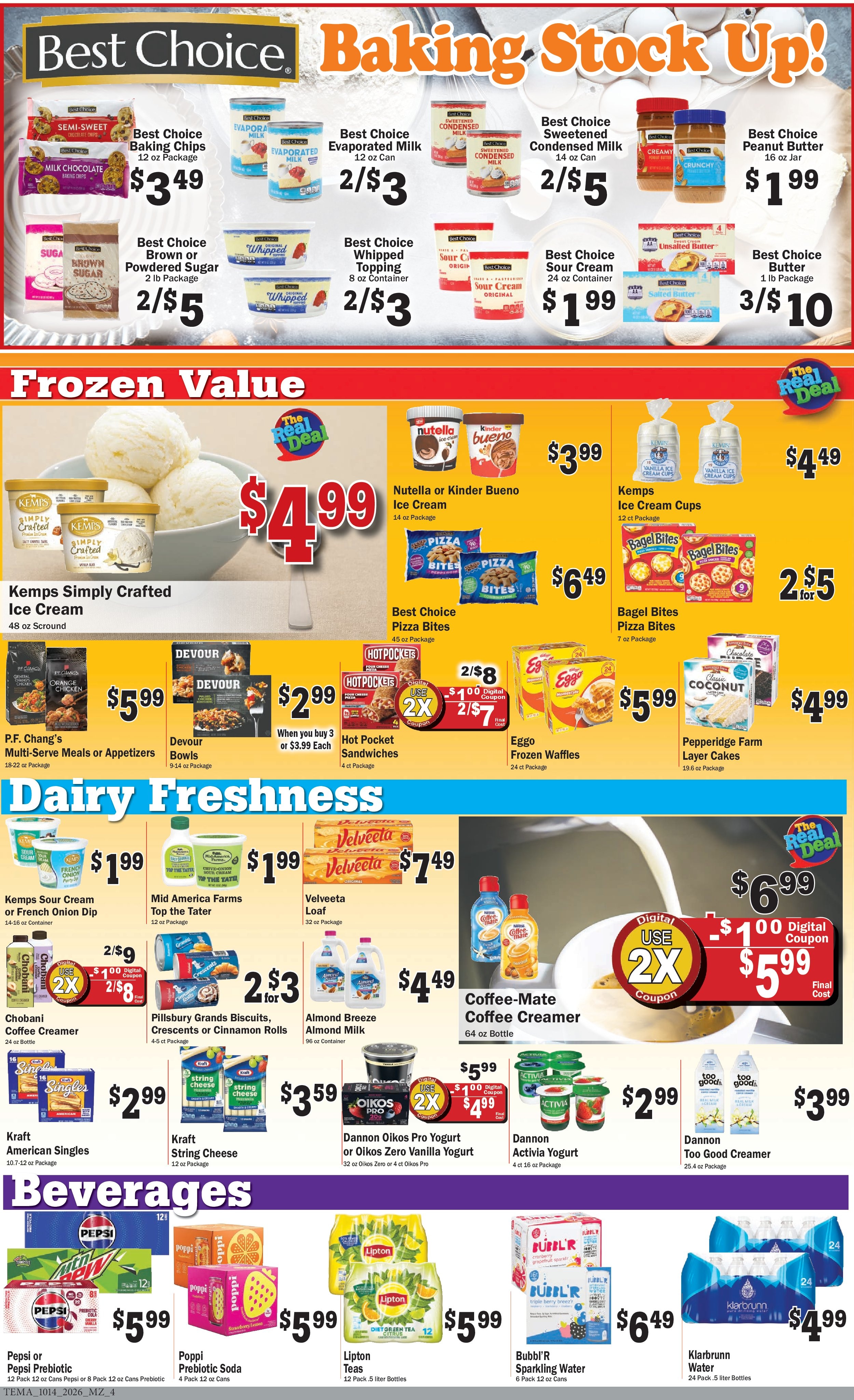 Teal's Market (Isle, Milaca and Paynesville, MN) Weekly Ad October 14 - 20, 2026