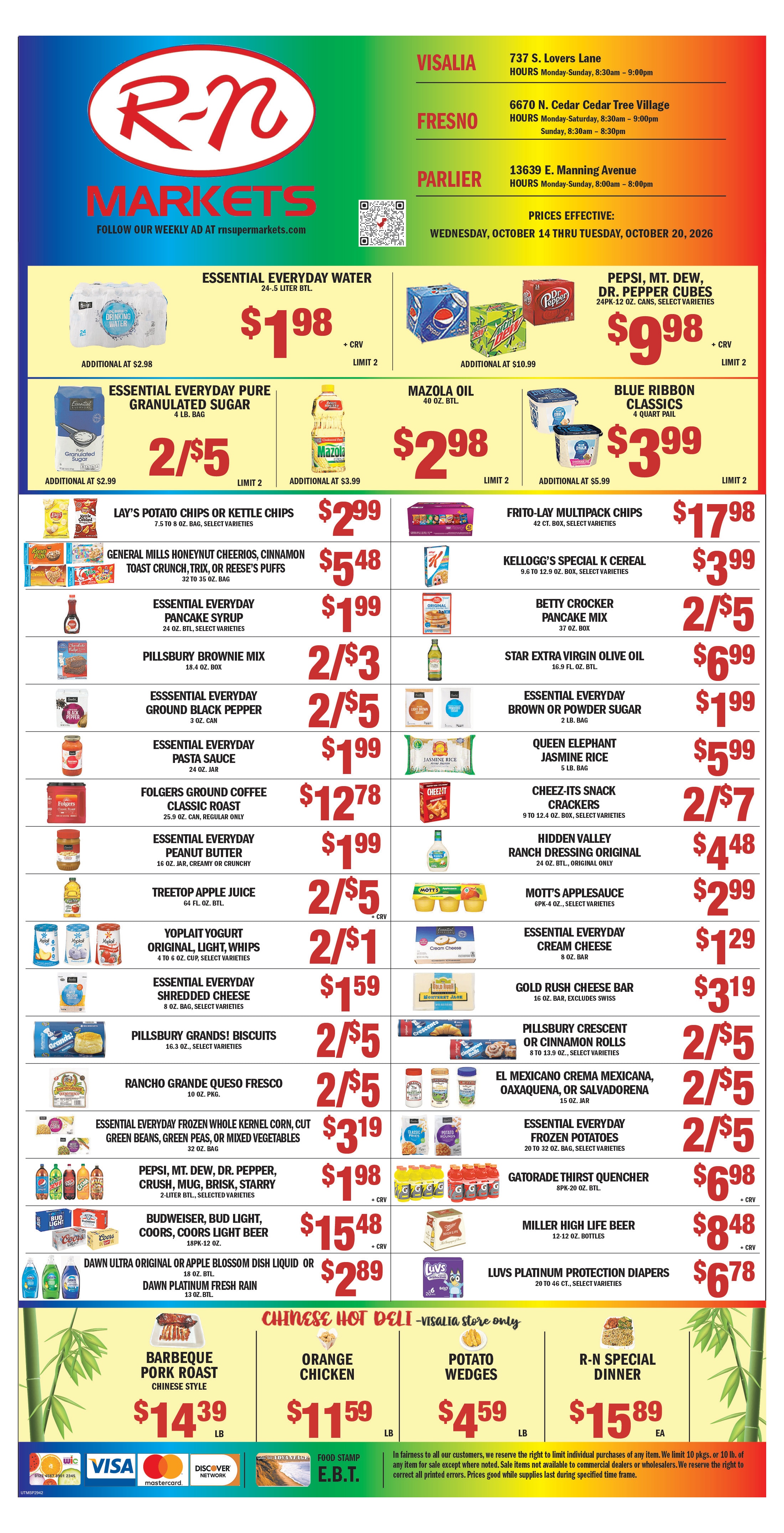 R-N Market Weekly Ad October 14 - 20, 2026