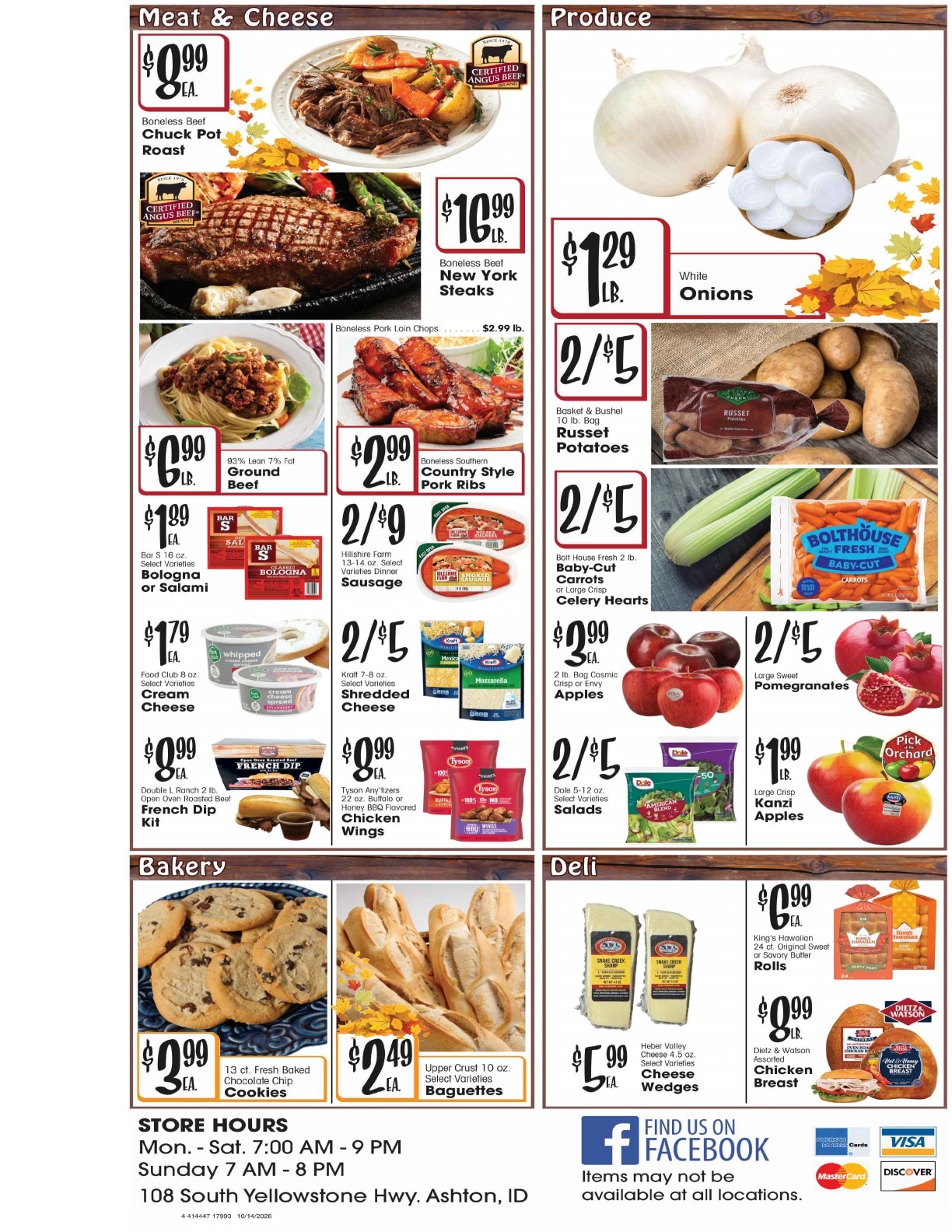 Dave's Jubilee Weekly Ad October 14 - 20, 2026