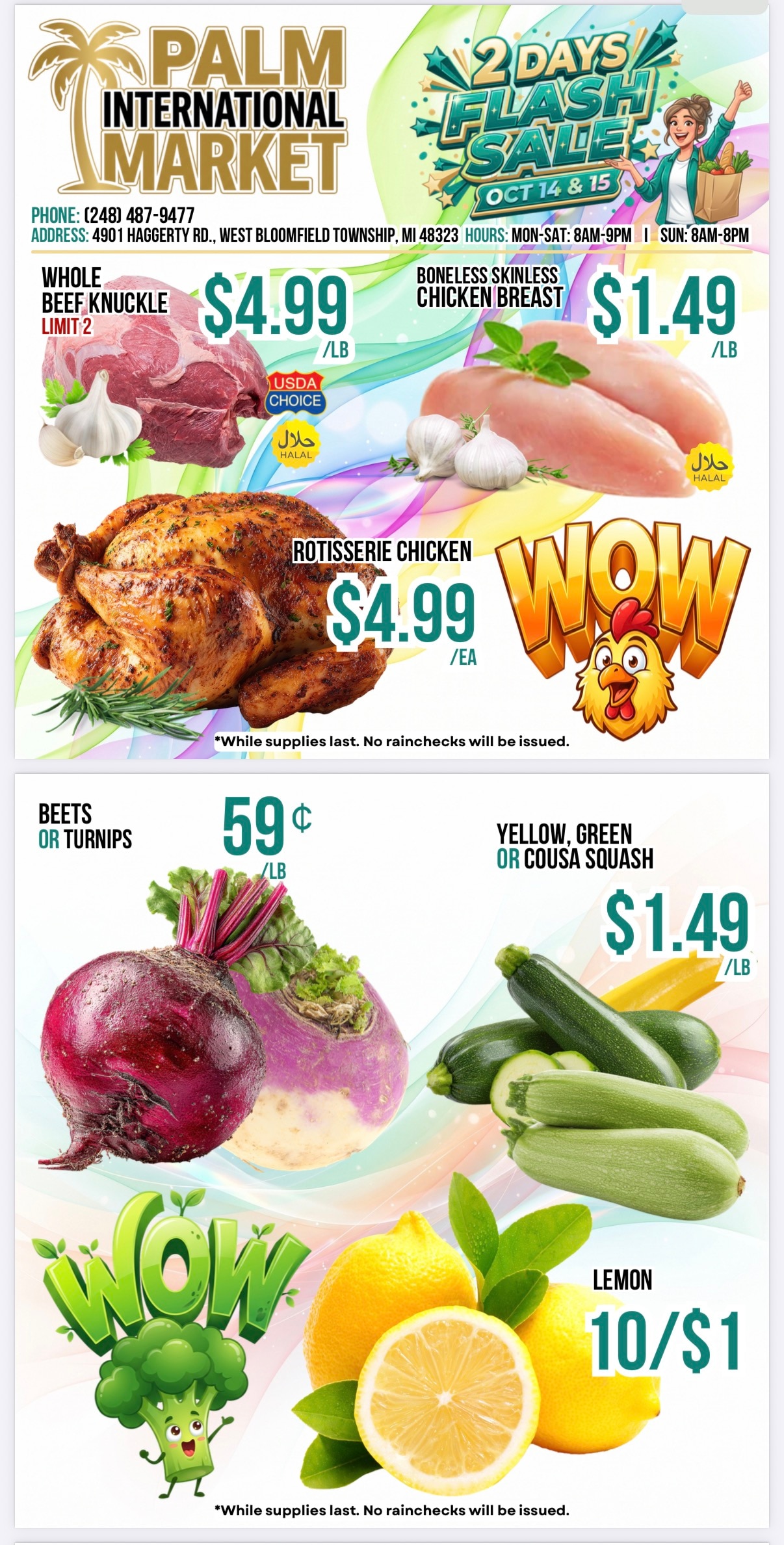 Palm International Market Weekly Ad October 14 - 15, 2026
