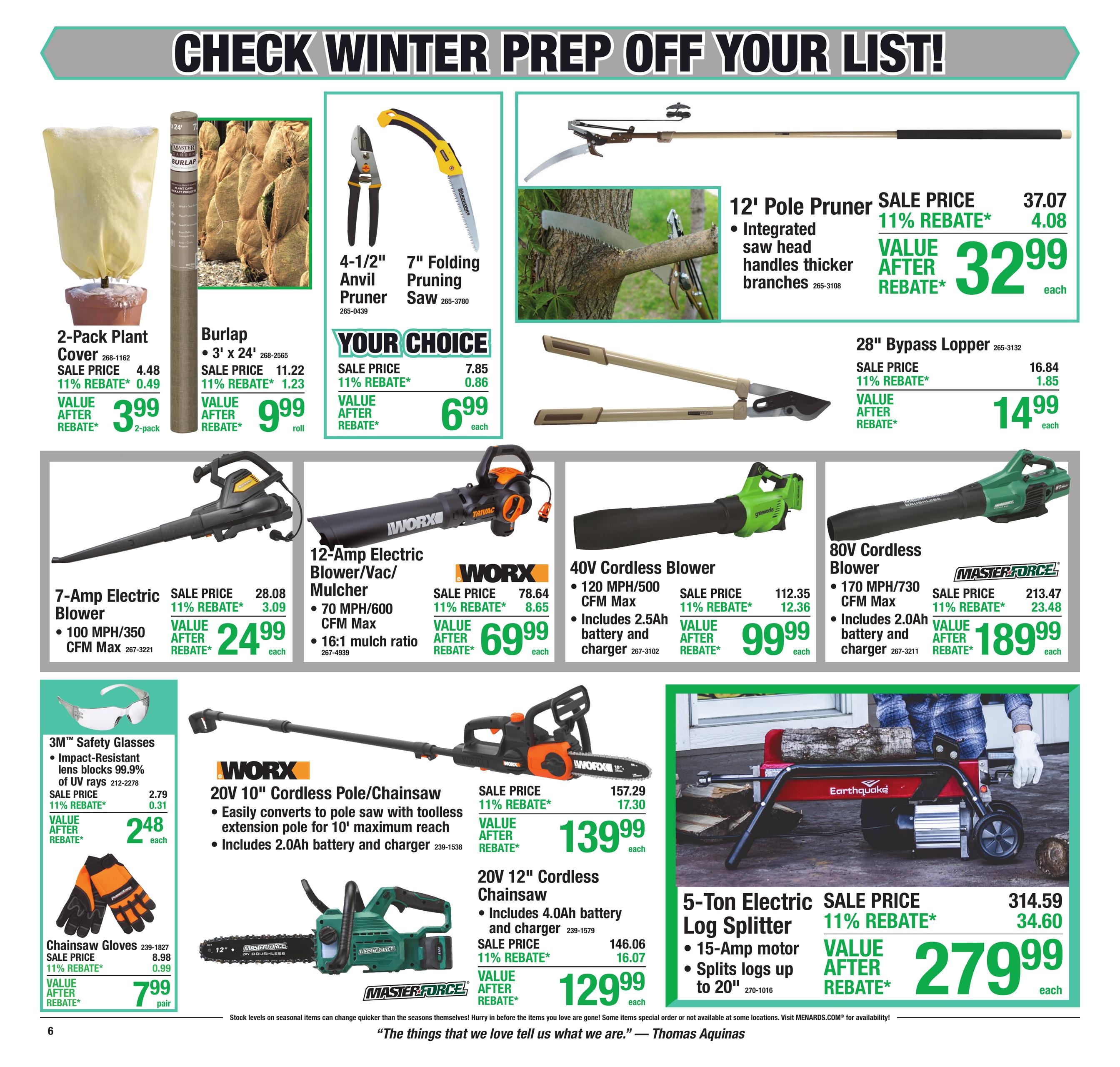 Menards (Ankeny Area, IA) 11% Rebate Sale Weekly Ad October 14 - 25, 2026