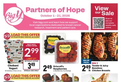 Big Y (Auburn Area, MA) Weekly Ad October 15 - 21, 2026