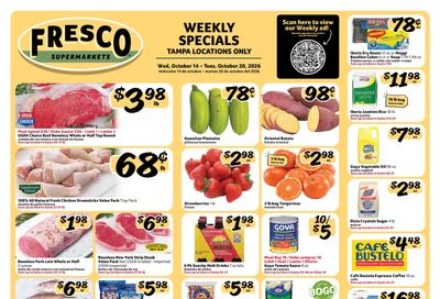 Fresco Y Mas (Tampa Area, FL) Weekly Ad October 14 - 20, 2026