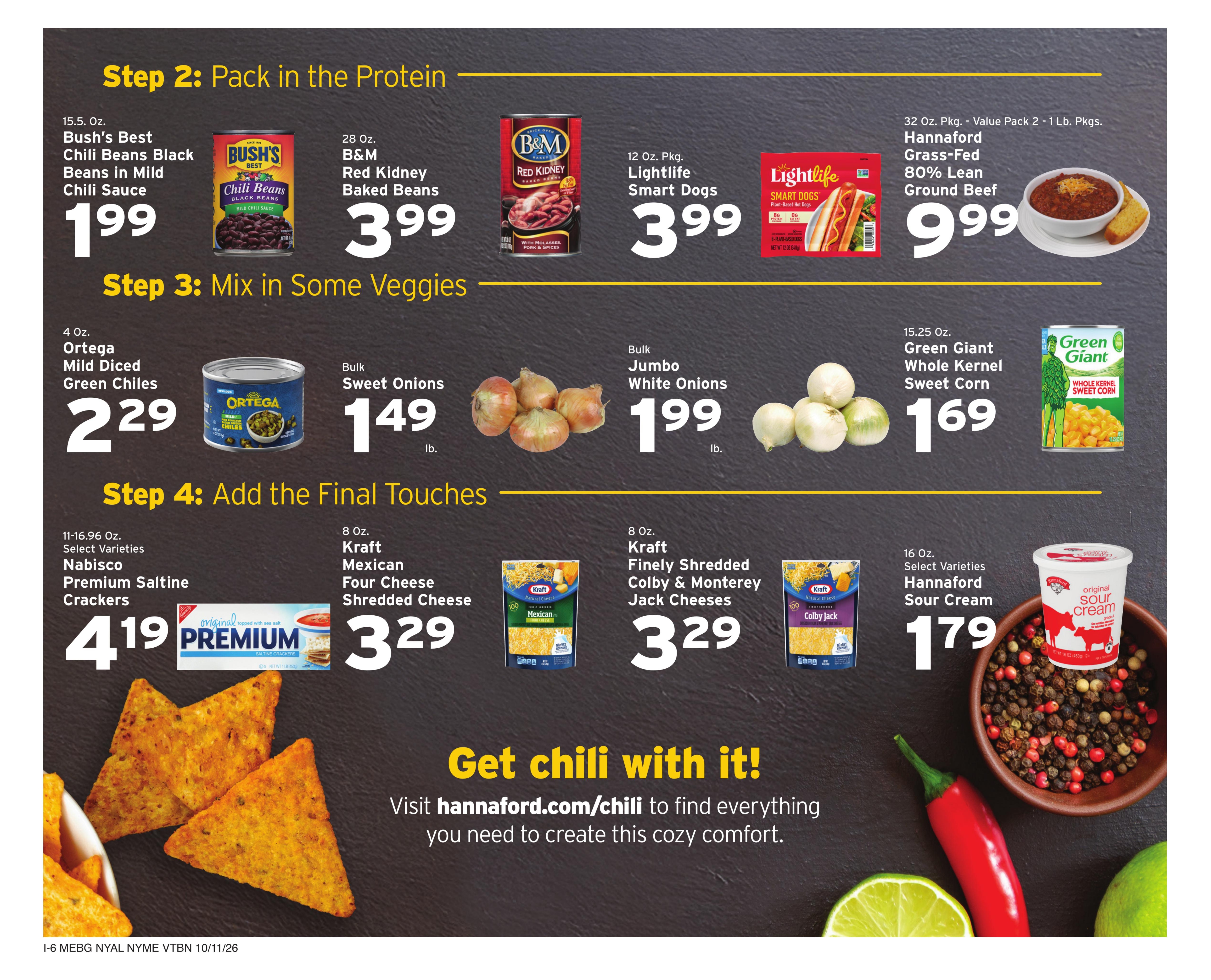 Hannaford (Hoosick Area, NY) Week 42 Flyer for Flipp Weekly Ad October 11 - 17, 2026