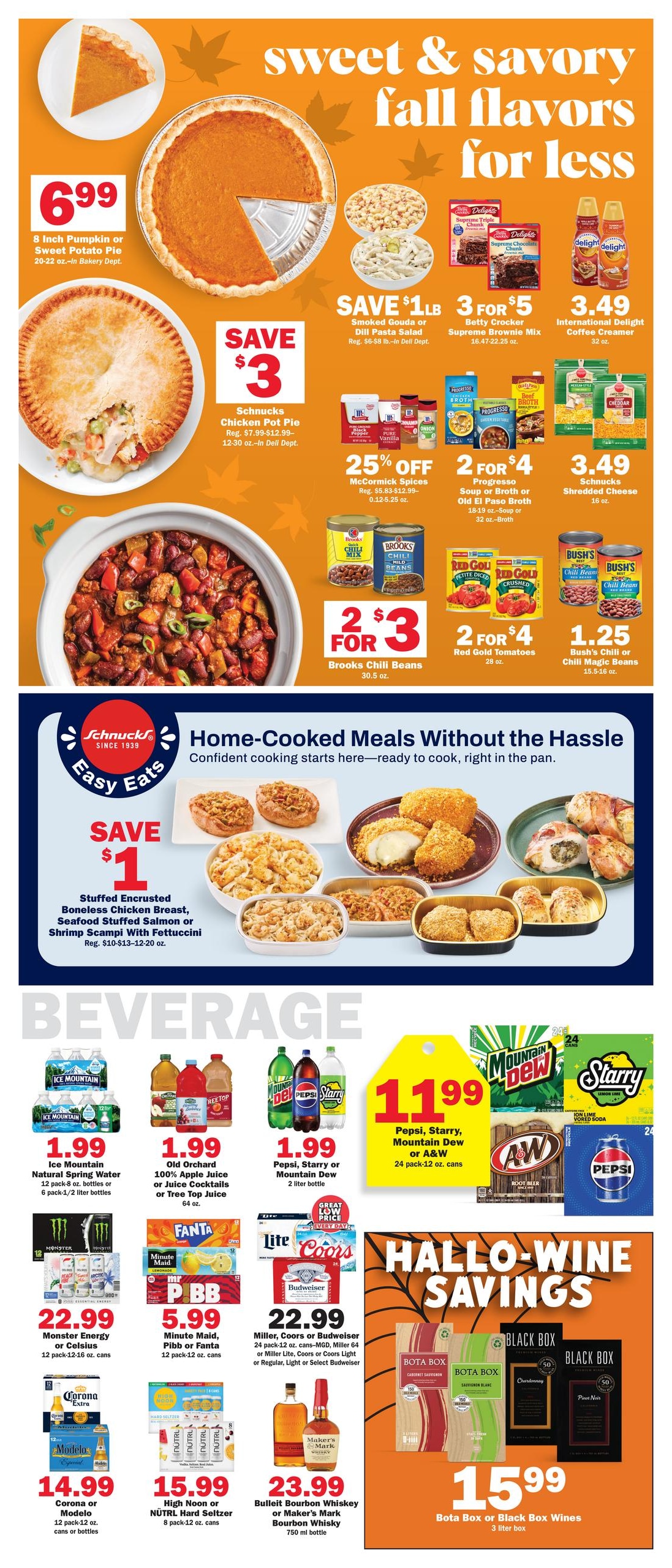 Schnucks (Allendale Area, IL) Weekly Print Weekly Ad October 21 - 27, 2026