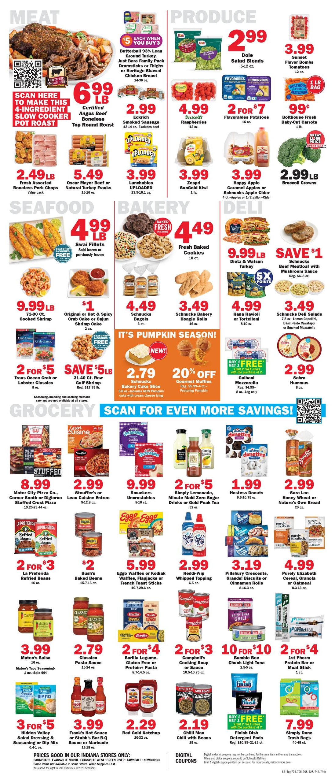 Schnucks (Allendale Area, IL) Weekly Print Weekly Ad October 21 - 27, 2026