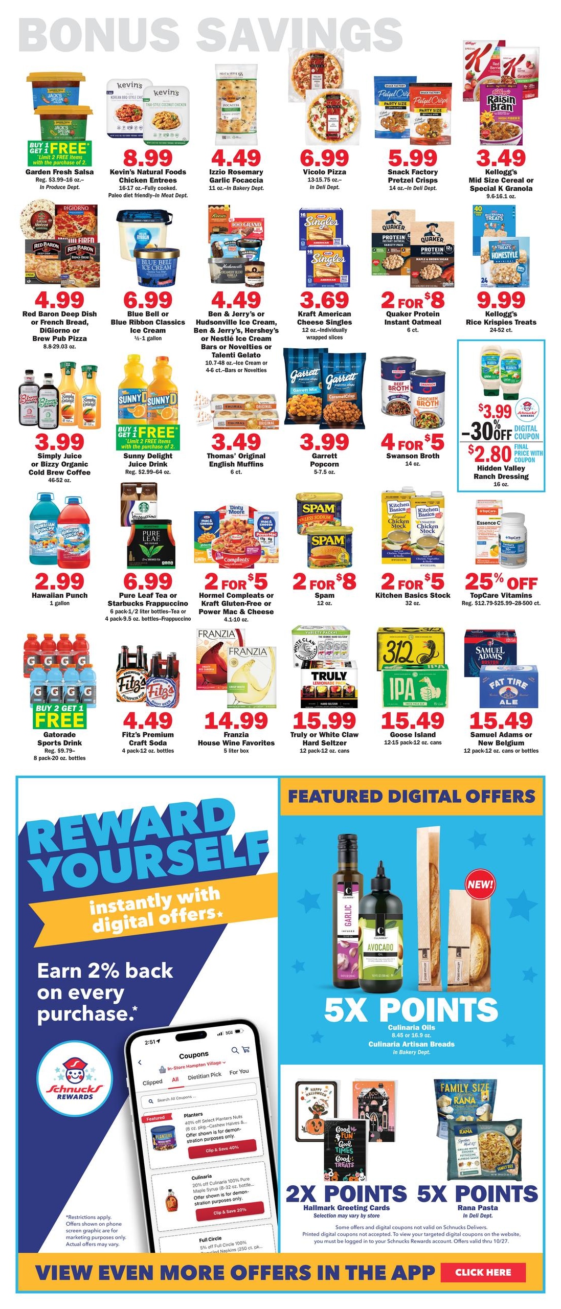 Schnucks (Allendale Area, IL) Weekly Print Weekly Ad October 21 - 27, 2026