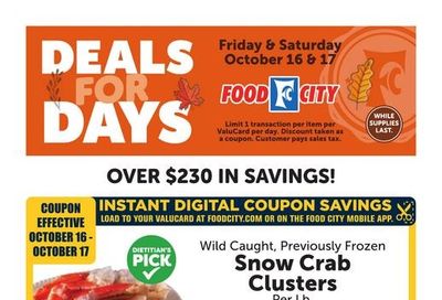 FoodCity (Cedartown Area, GA) Weekly Ad October 14 - 20, 2026