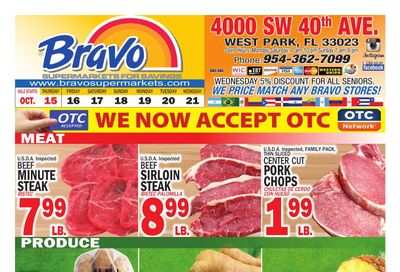 Bravo Supermarket (Hollywood Area, FL) Bravo Florida Weekly Weekly Ad October 15 - 21, 2026