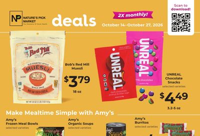 Nature's Pick Market Bi-Monthly Specials Weekly Ad October 14 - 27, 2026