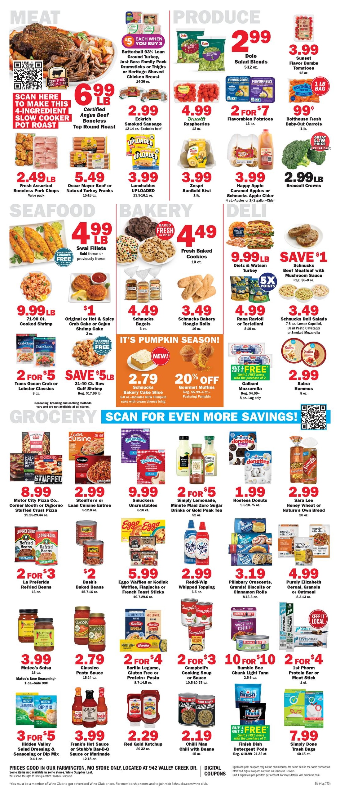 Schnucks (Perryville Area, MO) Weekly Print Weekly Ad October 21 - 27, 2026