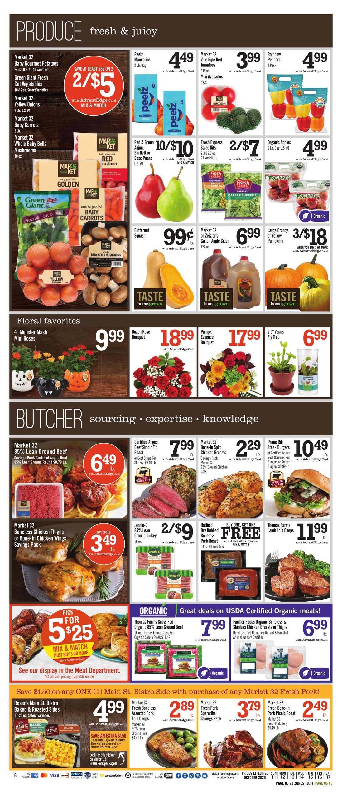 Price Chopper (New Lebanon Area, NY) Weekly Ad October 11 - 17, 2026