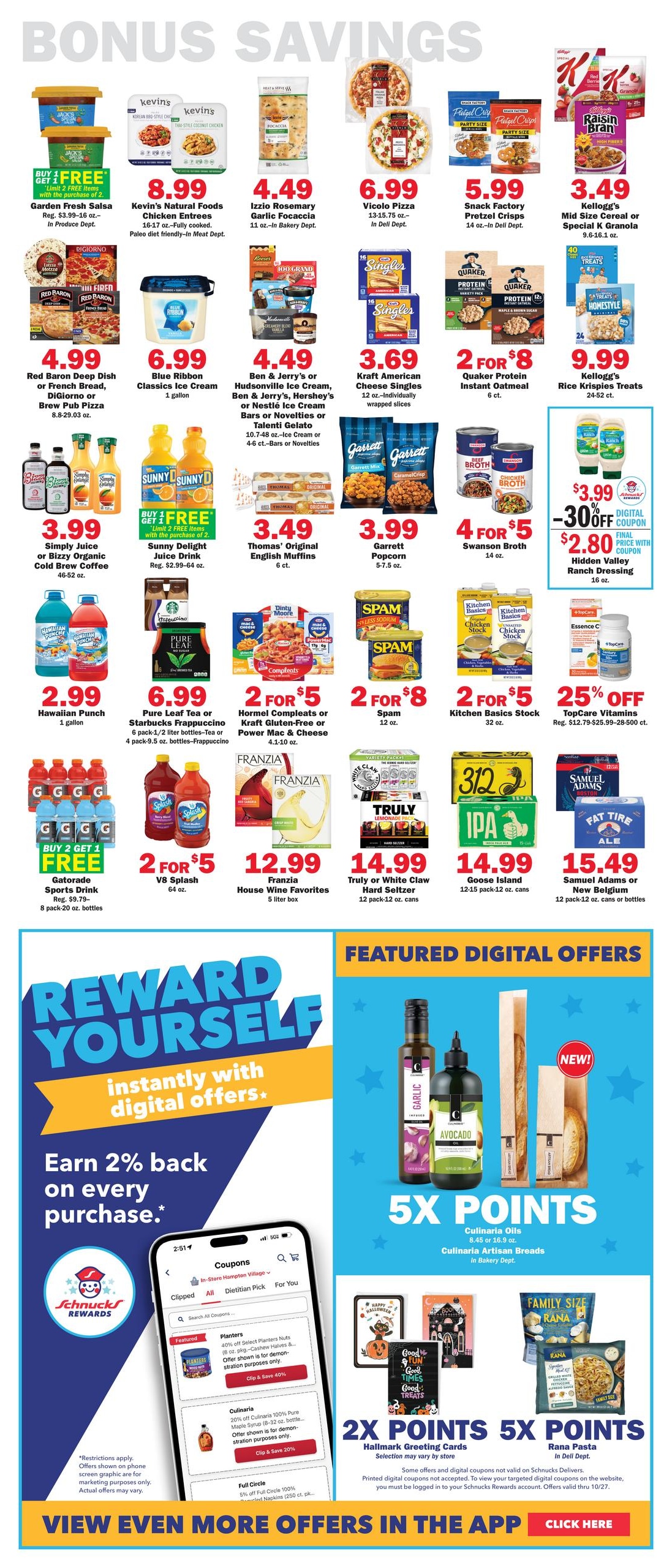 Schnucks (Dakota Area, IL) Weekly Print Weekly Ad October 21 - 27, 2026