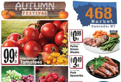 468 Market (130 1st St N, Cascade, MT) Weekly Ad October 14 - 20, 2026