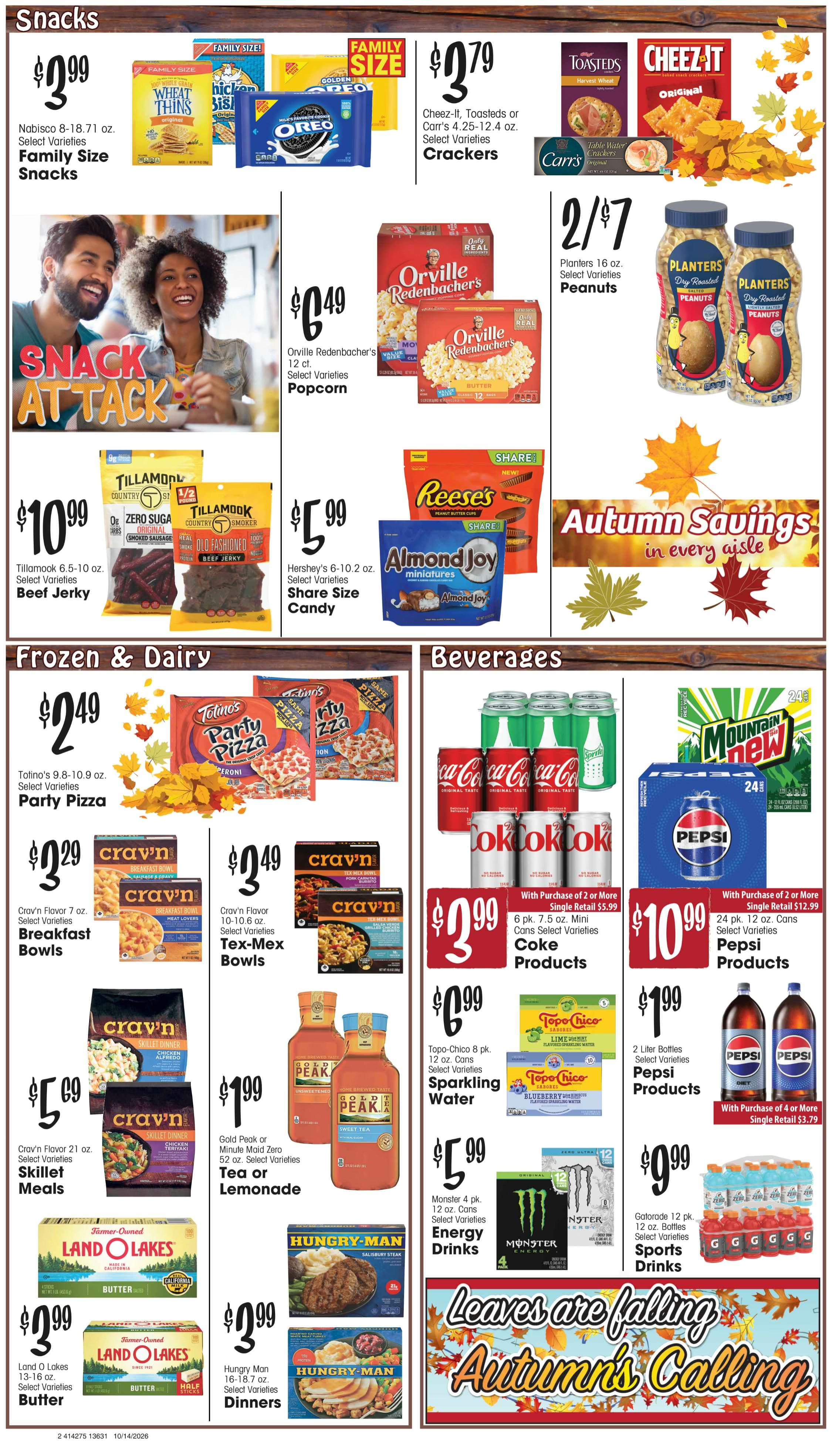 468 Market (130 1st St N, Cascade, MT) Weekly Ad October 14 - 20, 2026