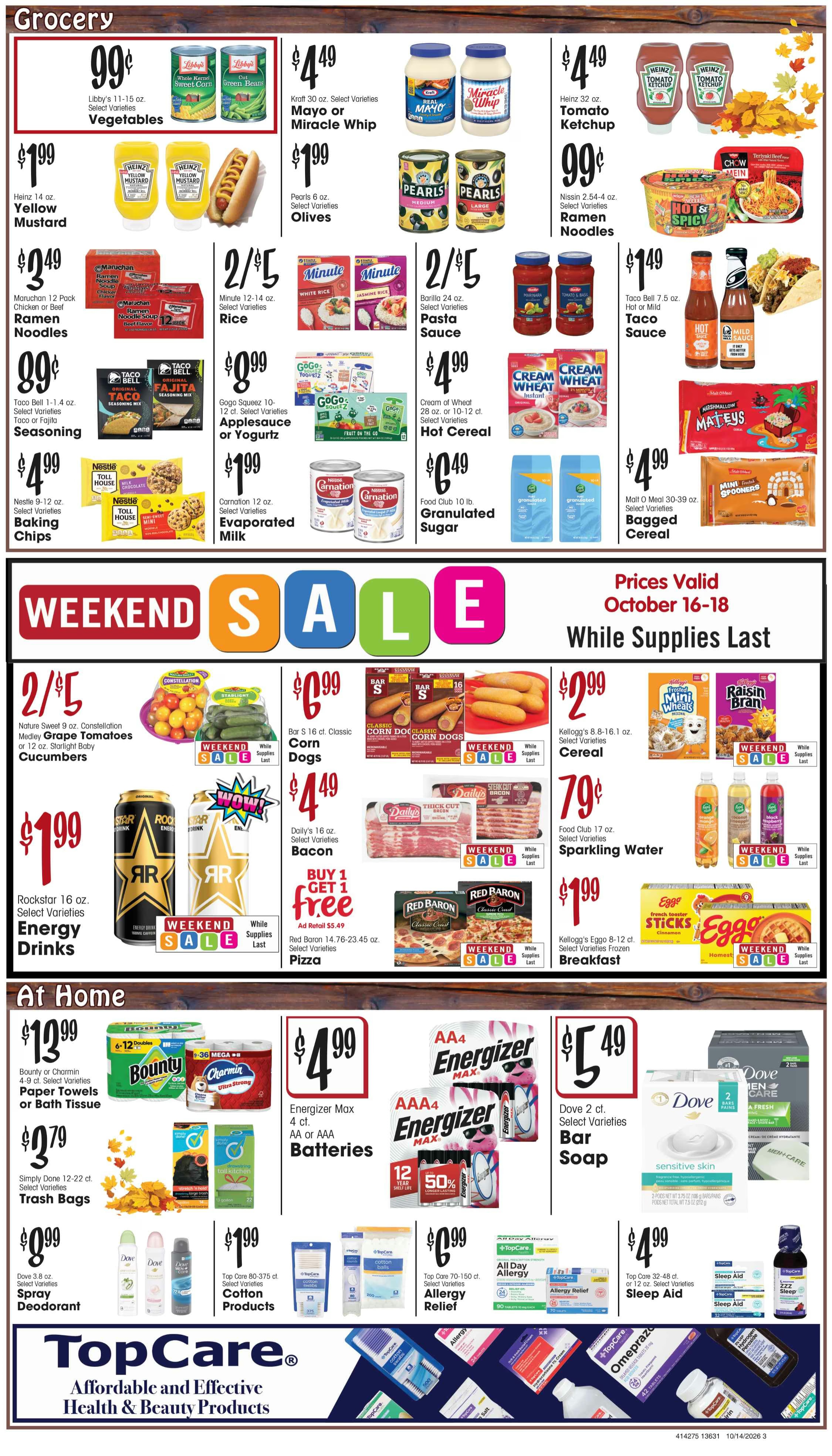 468 Market (130 1st St N, Cascade, MT) Weekly Ad October 14 - 20, 2026