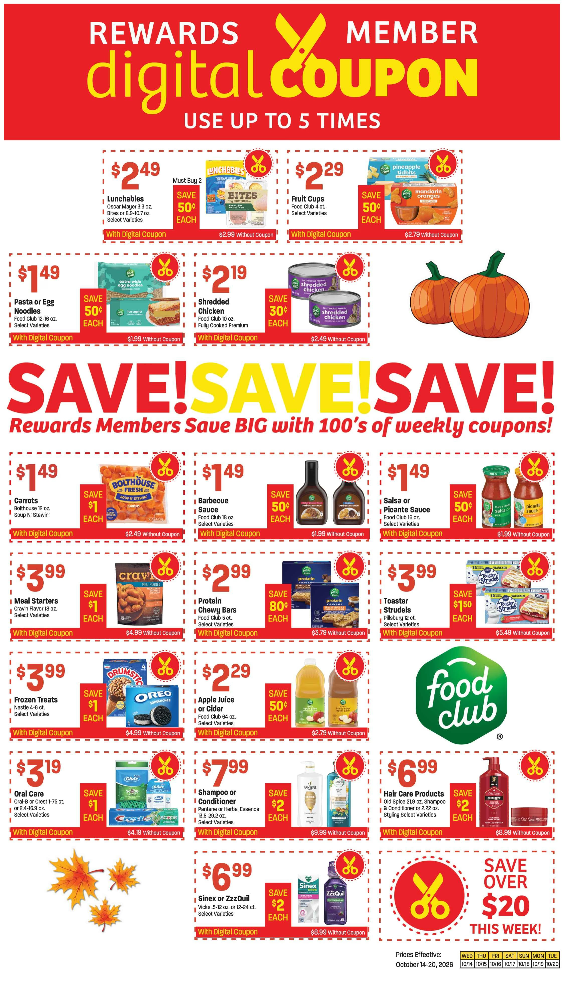 468 Market (130 1st St N, Cascade, MT) Weekly Ad October 14 - 20, 2026