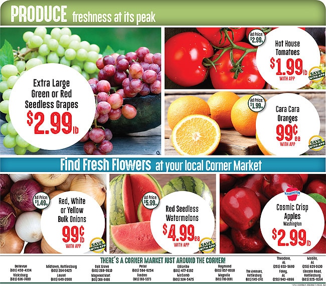 Corner Market MS (Mississippi) Weekly Ad October 14 - 20, 2026