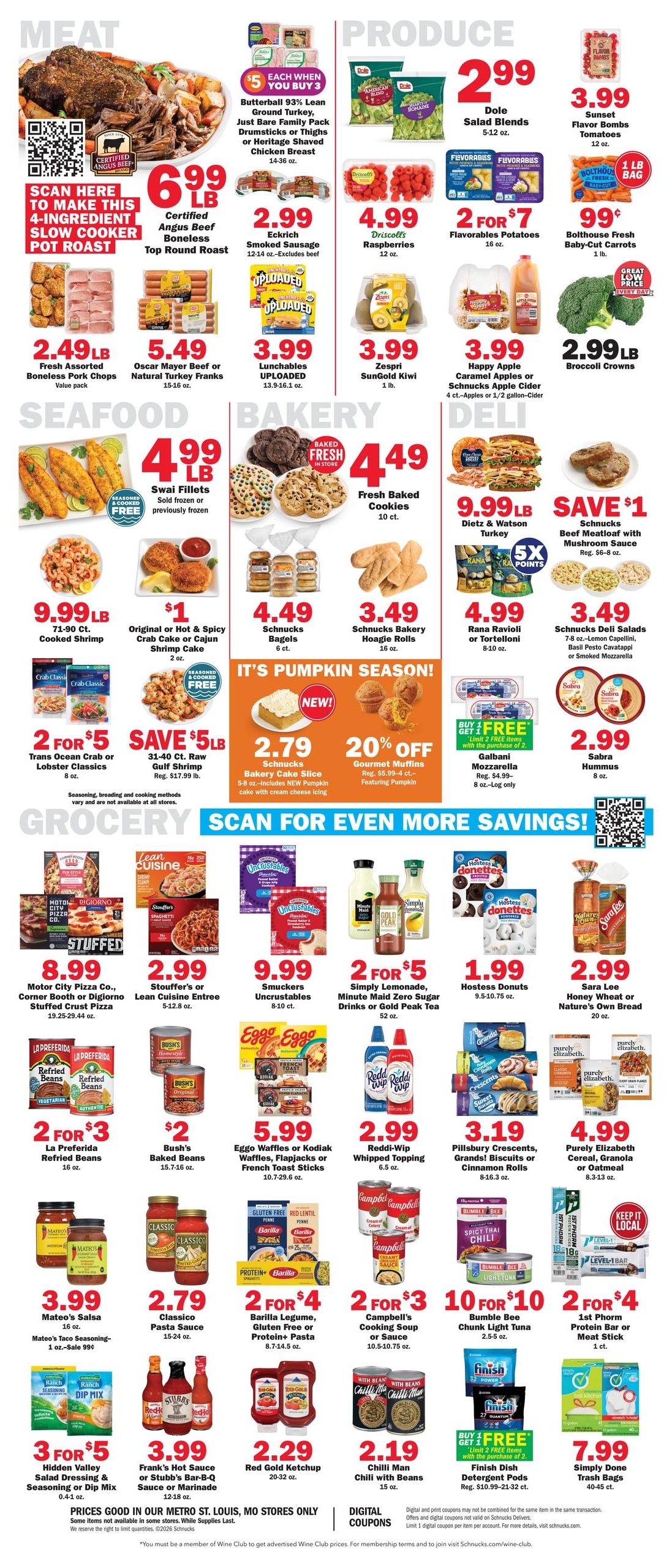 Schnucks (Saint Clair-St. Louis Area, MO) Weekly Print Weekly Ad October 21 - 27, 2026